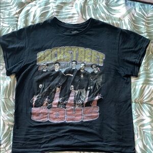 Black Backstreet Boys Graphic T-Shirt